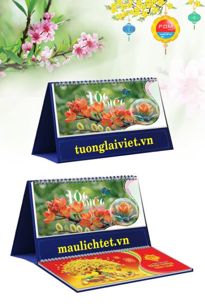 In Lịch Bàn 13 Tờ Lộc Xuân