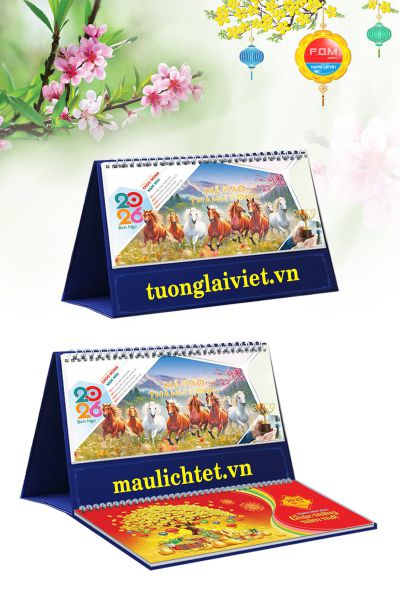 In Lịch Bàn 13 Tờ Mã Đáo Thành Công