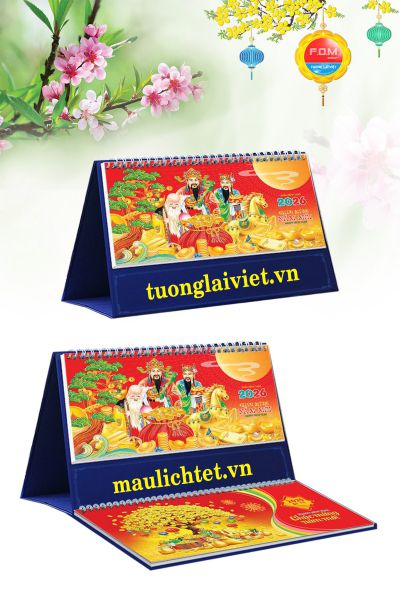 In Lịch Bàn 13 Tờ Phúc Lộc Thọ