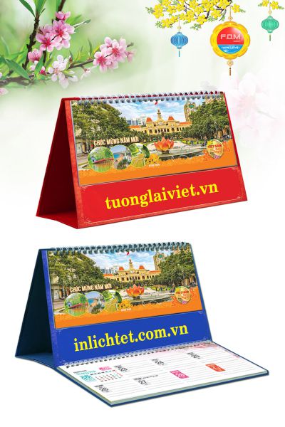 In Lịch Bàn 15 Tờ Tinh Hoa Việt Nam