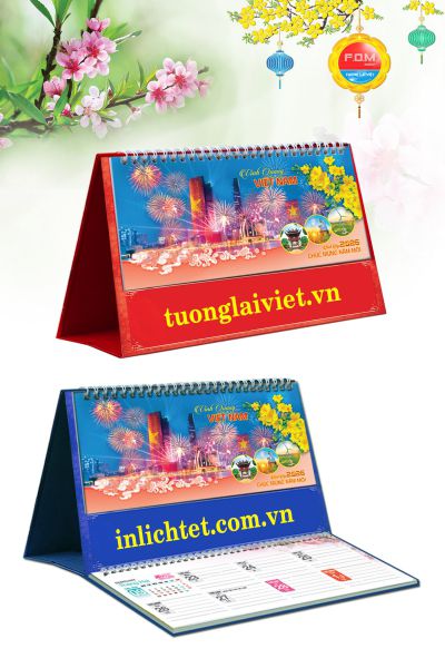 In Lịch Bàn 15 Tờ Vinh Quang Việt Nam