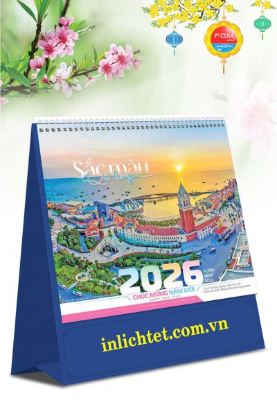 In Lịch Bàn Đứng Cảnh Đẹp Việt Nam