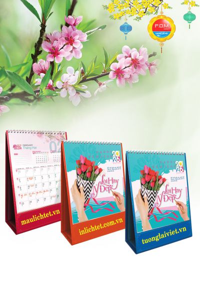 In Lịch Bàn Đứng Lời Hay Ý Đẹp