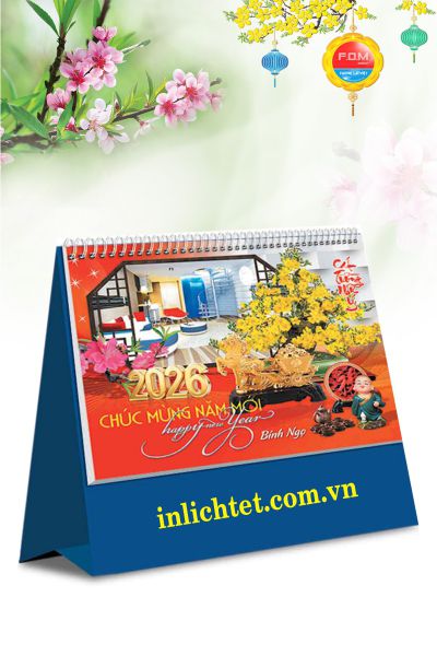 In Lịch Bàn Đứng Nội Thất