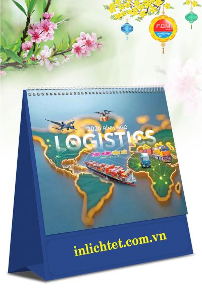 In Lịch Bàn Đứng Vận Chuyển Logistics