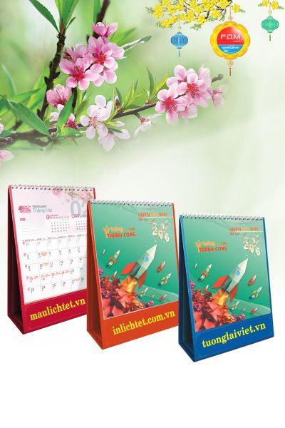 In Lịch Bàn Đứng Ý Tưởng Tạo Thành Công