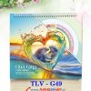 In Lịch để bàn đế gỗ Quà Tặng Cuộc Sống